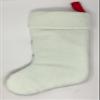 Victoria's Secret Pink Holiday Stocking, White Ombre Rainbow Stripe view 2
