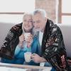aisdfhsa 40th Anniversary Blanket Gifts Gift for 40th Wedding Anniversary Ruby Wedding Forty Years of Marriage Gifts for Couple Wife Husband Dad Mom Parents Back in 1986 Throw Blanket 60Lx50W Inch view 2