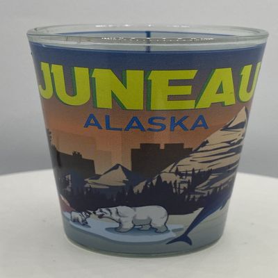 646 JUNEAU Alaska SHOT GLASS 2 OZ.