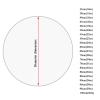 Round Glass Table Top Replacement - Strong Bearing Capacity,glass Table Protector,Balanced Stability,glass Table Top,DIY Round Table, Dining Table, Balcony Table,Round Table Top ( Color : Clear , Size view 3