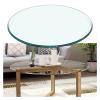 Table Top Tempered Glass Round - Glass Table Protector,Thickness 8mm,Hard/impactResistant,round Glass Table Top Replacement,For Living Room Table, Coffee Table, Living Room Table ( Color : Clear , Siz view 1