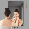 45x60cm Frameless Bathroom Mirror, Modern Bevelled Oval Wall Mounted Mirror with Polished Wavy Edges, Hangs Horizontal Or Vertical, with Wall Fixings (Size : 45x60cm/17.7x23.6in) view 4