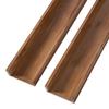 AZSKY 48 Inch Floating Wall Ledge Bookshelf Light Walnut Kids Book Trophy and Family Picture Photo Frames Display Shelves Wall Mounted a Set of 2 view 4
