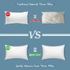 AM AEROMAX 12  20 Pillow Insert (Pack of 2) Memory Foam Lumbar Support Throw Pillow Sham Rectangular for Decorative Cushion Bed Couch Sofa Without Deform After Longtime Use view 4