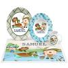 Personalized Fishing Plate Set, Bowl, Placemat, Mug, Mealtime, Dinner, Dinnerware - Choose Your Pieces view 1