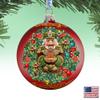 The Gift of Giving a Nutcracker Story Glass Ornament Limited Edition by G. DeBrekht - Christmas Santa Snowman Decor - 73907 view 2