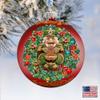 The Gift of Giving a Nutcracker Story Glass Ornament Limited Edition by G. DeBrekht - Christmas Santa Snowman Decor - 73907 view 4
