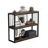 ALSODI American Style Iron Art Solid Wood Porch Table, Dining Table, Chinese Style Table, Long Narrow Side Table Beside The Table Wall,80 * 20 * 88cm view 1