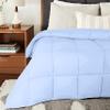 KOMFIT Bedding Comforter Duvet Insert - Quilted Comforter with Corner Tabs - Box Stitched Down Alternative Comforter (400 GSM) (Light Blue, Twin Size) view 4