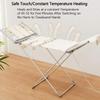 ZAVAYA 20 Bars Electric Heated Clothes Airer Dryer Laundry Drying Horse Rack Portable Clothes Drying Rack 45-55 Constant Temperature 147 * 54 * 94cm view 2