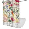 BYJING Art Henri Matisse Blue Red Abstract Landscape Shower Curtain Geometry Pattern Design Polyester Cloth Waterproof Shower Curtains Set 72W x 72(in) view 1
