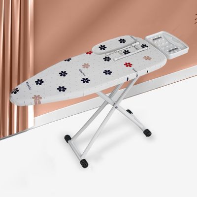 KUKIXO Large Foldable Ironing Board,Home Space Saver Ironing Boards with Extra Thick Padded Cotton Cover,Height Adjustable,Heavy Duty T-Leg,for Laundry Rooms or Dorms Easy Storage (Color : C)