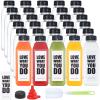 Fhxtcygj Juice Container with Lids, 16oz Plastic Bottles with Caps, 30pcs Empty Plastic Juice Bottles Reusable Clear Bulk Beverage Containers with Tamper Evident Cap for Milk, Smoothie, Drinks view 1