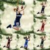 Nazenti Personalized Basketball Christmas Ornaments, Basketball Ornament Basketball Gifts, Girls Basketball Gifts, Basketball Gifts for Men, Basketball Coach Gifts for Women A7 view 1