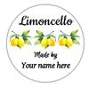 Personalized Limoncello Labels, Stickers, Tags Homemade Lemon view 2