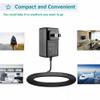 J-ZMQER 4ft Small AC DC Adapter Compatible with Shiatsu Recliner Model 8173 KSN: 040-011615-200 Massage Chair Input 12V Rated Power 30W Timer 15 min 12 Volts Power Supply Cord Cable view 2