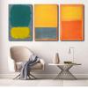 3 Piece Large Abstract Mark Rothko Canvas Wall art Canvas oil Painting Home Decor On Canvas Modern Canvas Wall Art for Bedroom Decor(Unframed,60x90cm-(23.6x35.4in) view 1