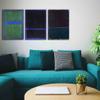 3 Piece Large Abstract Mark Rothko Canvas Wall art Canvas oil Painting Home Decor On Canvas Modern Canvas Wall Art for Bedroom Decor(Unframed,40x52cm-(15.7x20.5in) view 1