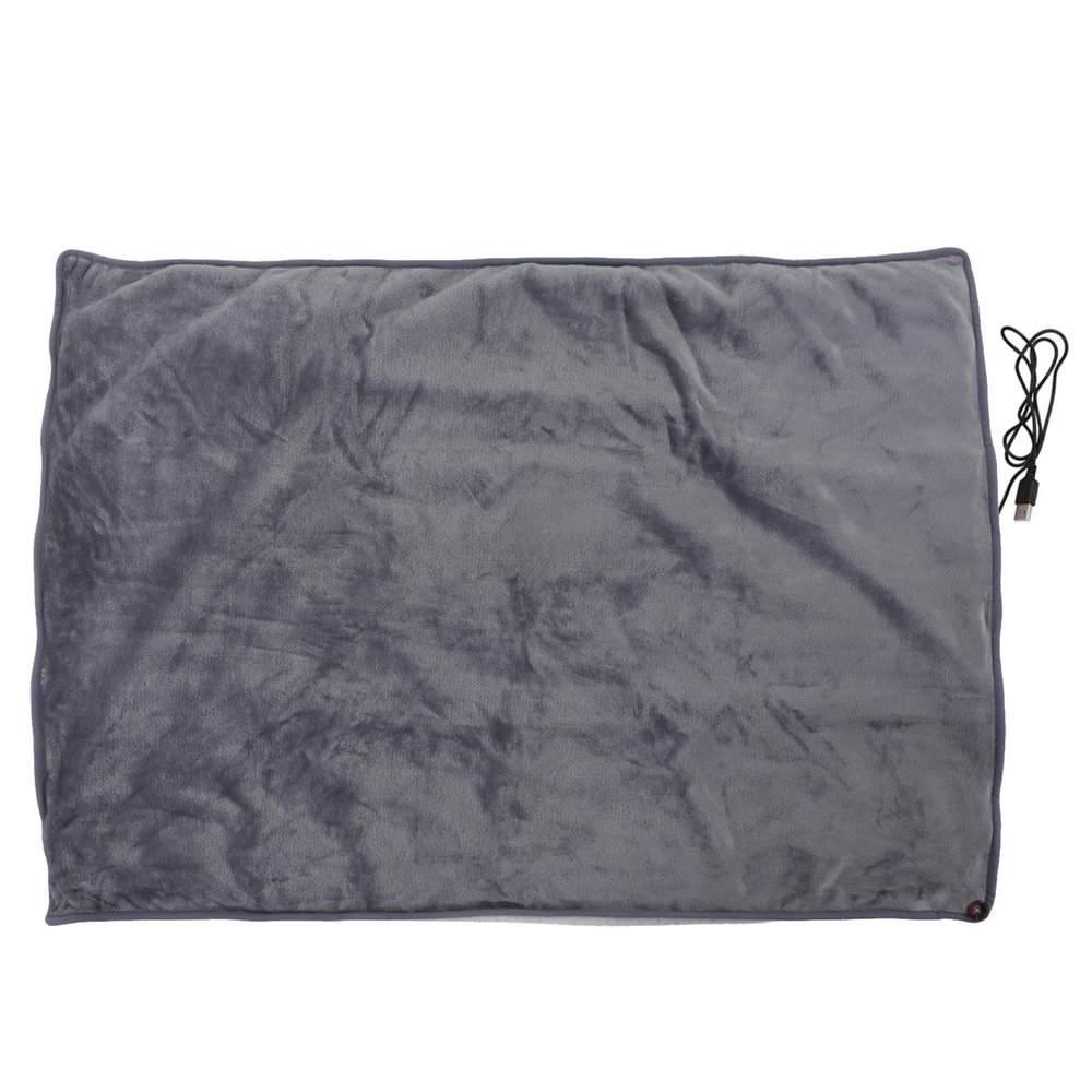 5V 80W Electric Heated Blanket, 100x70cm Machine Washable USB Heating Electric Throw Blanket, Flannel Heated Shawl, 55 Heating Temperature