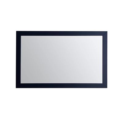 60x30 Transitional Blue Bathroom Mirror Includes Hardware