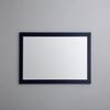 60x30 Transitional Blue Bathroom Mirror Includes Hardware view 2