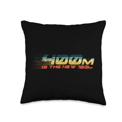 400m Is The New 100m - Track And Field Throw Pillow