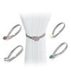 Curtain Holders Acrylic Plating Round Cake Ties Simple Curtain Ties Buckle Curtain Accessories,T1,1 Pcs view 2