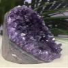 ZnranyiiXY Large Amethyst Cluster Geode Crystal Quartz Cut Base Amethyst view 1