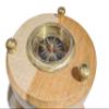 A.A.Nauticals - Wooden Sand Clock 10 Min Hourglass Timer with Compass(Round Base, Yellow)- Wooden Home & Office Decoration, Table Centrepiece - AANST23 view 3
