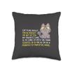Cat Puns Freak Meowt I'm Not Kitten Purrfectly Pawsitive Pun Throw Pillow view 1