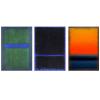 3 Piece Large Abstract Mark Rothko Canvas Wall art Canvas oil Painting Home Decor On Canvas Modern Canvas Wall Art for Bedroom Decor(Unframed,80x120cm-(31.5x47.2in) view 3