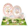 Personalized Woodland Animals Plate Set, Bowl, Placemat, Mug, Mealtime, Dinner, Dinnerware - Choose Your Pieces view 1