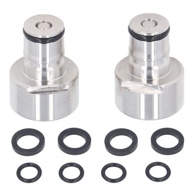 Ball Lock Conversion Kit, 5/8FPT Keg Coupler Adapter Stainless Steel Ball Lock Quick Disconnect Conversion Kit for A D S G Type Beer Barrel