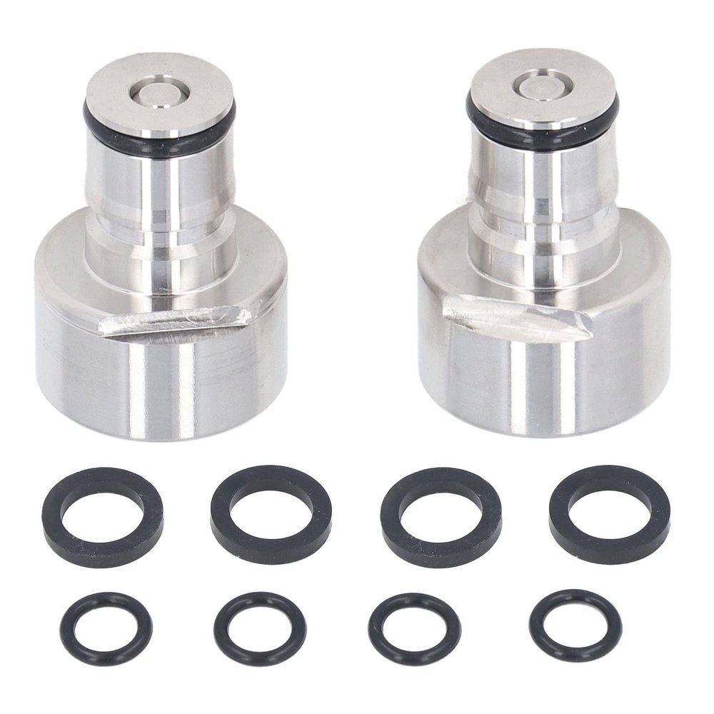 Ball Lock Conversion Kit, 5/8FPT Keg Coupler Adapter Stainless Steel Ball Lock Quick Disconnect Conversion Kit for A D S G Type Beer Barrel