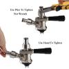 Ball Lock Conversion Kit, 5/8FPT Keg Coupler Adapter Stainless Steel Ball Lock Quick Disconnect Conversion Kit for A D S G Type Beer Barrel view 2