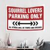 CakJuice Small Wall Tapestry Squirrel Lovers Parking Only Tapestry Stuff for Your Room Wall Decor for Dorm (Size : 75X100CM) view 2