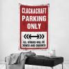 CakJuice Small Wall Tapestry Clackacraft Parking Only Tapestry Stuff for Your Room Wall Decor for Dorm (Size : 75X100CM) view 2
