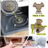 Microwave Glass Turntable Plate, Universall Microwave Glass Plate Replacement, Round Microwave Glass Tray Diameter 9.6"/24.5cm 10.6"/27cm 12.4"/31.5cm, 5mmThick Heat Resistance Microwave Plate ( Color view 4