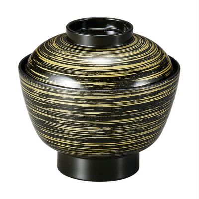 Fukui Craft 37001460 Sekuraku Plain Bowl, Scrubbing Brush