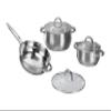12-Piece Induction Ready Stainless Steel Cookware Sets with Glass Lid, Silver on Cookware Sets Stainless Steel view 2