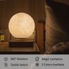 MOOCCI Magnetic Levitating Moon Lamp, 3D Printed Realistic Moon Surface with Warm White Light, Unique Valentine's Day Christmas Gift for Wife Girlfriend Women Mom, Cool Home Decor view 3