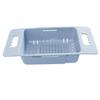 UPKOCH Fruits and Vegetables Drain Basket Extendable Sink Strainer for Kitchen Plastic Drying Basket for Washing Produce Convenient Storage for Kitchen Accessories view 1