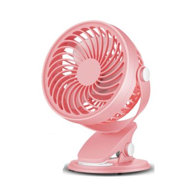 Clip Convertible Table Top & Clip Fan, 360 Rotation Quiet Fans, 3 Speed Portable Air Circulating Fan for Bedroom Home Room Table Camping /1450 (Color : Rosa, Size : 3000mAh)