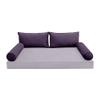 SLIPCOVER ONLY Contrast Twin Style V2 Velvet Indoor Daybed Bolster Cushion AD339 view 2