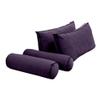 SLIPCOVER ONLY Contrast Twin Style V2 Velvet Indoor Daybed Bolster Cushion AD339 view 3