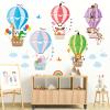 DECOWALL Hot Air Balloons Wall Decals Animal Clouds Stickers for Kids Bedroom Nursery Playroom Living Room Removable Art Decor Decoration (SG2-104) view 4