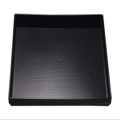 Fukui Craft 15005280 Shaku 2 Square Wood Grain Bon, Black SL