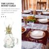 Beavorty Vintage Kerosene Oil Lamp Elegant Glass Decorative Lighting for Home Bedroom and Parties Retro Style Light Transmission Easy to Use and Clean view 3