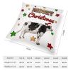 TiuKiu Decorative Throw Pillow Cover Mooey Christmas Home Decor Cow Animal Lover Cushion Pillowcase 22"x22" Square Pillow Case for Couch Outdoor Sofa Bedroom Office Car Decor view 2