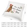 TiuKiu Dog English Pointer Christmas Pet Dog Lover Gift Decorative Throw Pillow Case Dear Santa Define Naughty Square Cushion Cover Pillowcase for Couch Sofa Bedroom Decor 24"x24" view 2